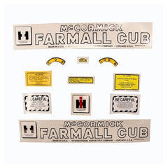 Decal Set Case International Harvester Cub