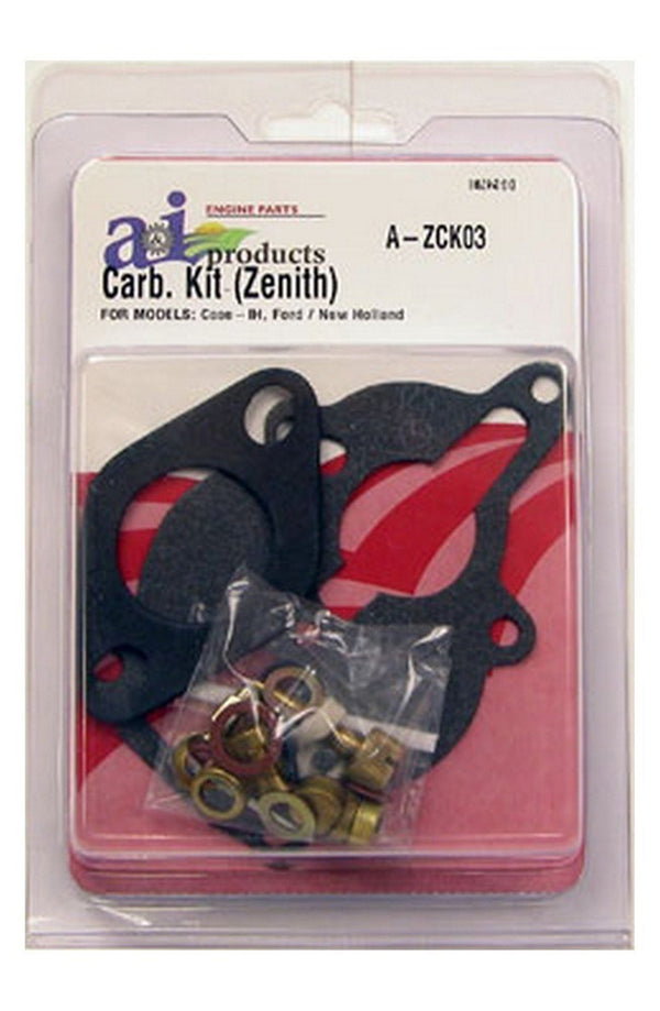 Ai Zck03 Carburetor Kit Basic (Zenith) For Case-Ih Tractor Ford / New H