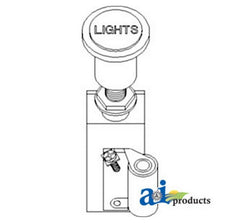 Ai Af708R Switch Light (6 Volt) Fits John Deere Tractor