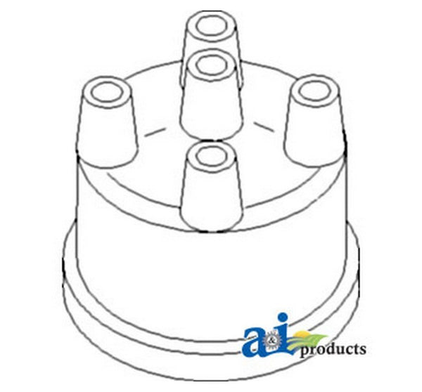 Ai A44429 Cap Prestolite Distributor For Case-Ih Industrial/Construction