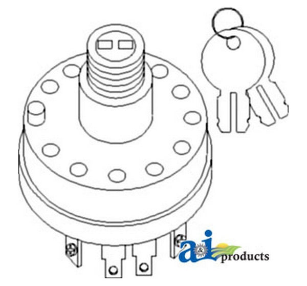 Ai Ar39505 Switch Ignition Fits John Deere Industrial/Construction John