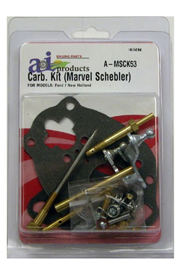 Ai Msck53 Carburetor Kit Complete (Marvel Schebler) Fits Ford / New Holla