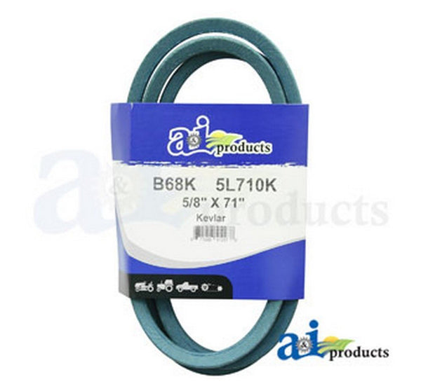 Ai B68K Made With Kevlar Blue V-Belt (5/8