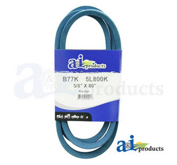 Ai B77K Made With Kevlar Blue V-Belt (5/8" X 80" ) For Miscellaneous Machines