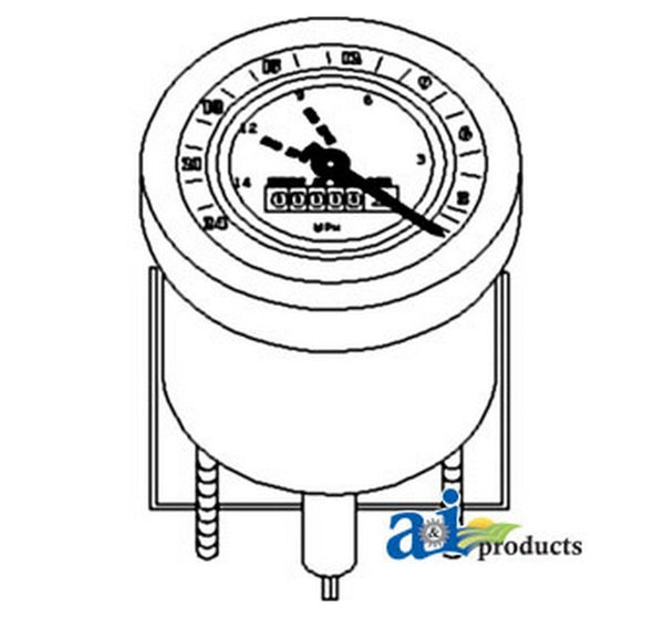 Ai C3Nn17360K Tachometer For Ford / New Holl Industrial/Construction