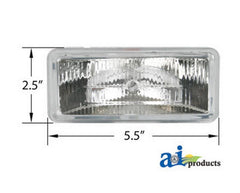 Ai R161288 Lamp Sealed Beam: Halogen Fits John Deere Sprayer John Deere