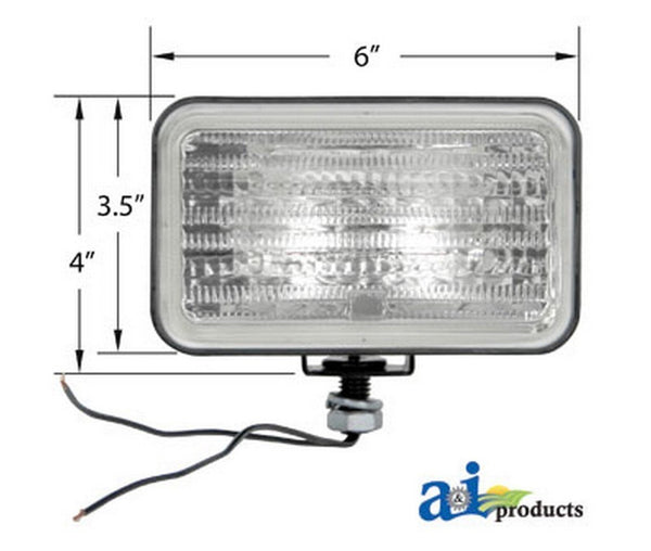 Ai 28A763 Lamp Assembly Halogen Trapezoid For Miscellaneous Machines