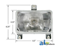 1693944M93 Headlamp Fits Ferguson 3115 3120 3120T 3125 3140 340 342 350 352 355