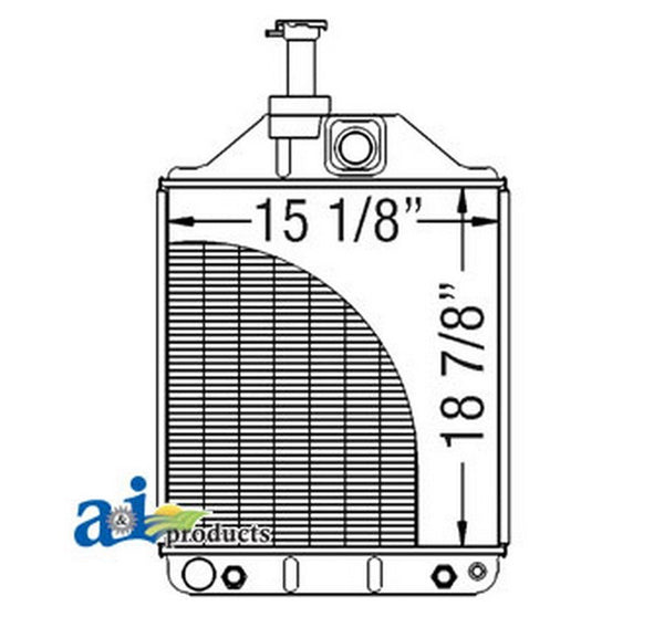 Ai 531981M94 Radiator W/ Oil Cooler 4.796