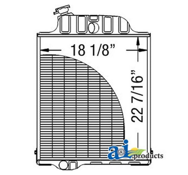 Ai Ar46016 Radiator Fits John Deere Tractor