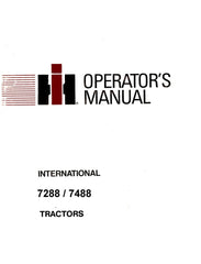 Case IH 7288 7488 Tractor Operators Manual 1258547C2
