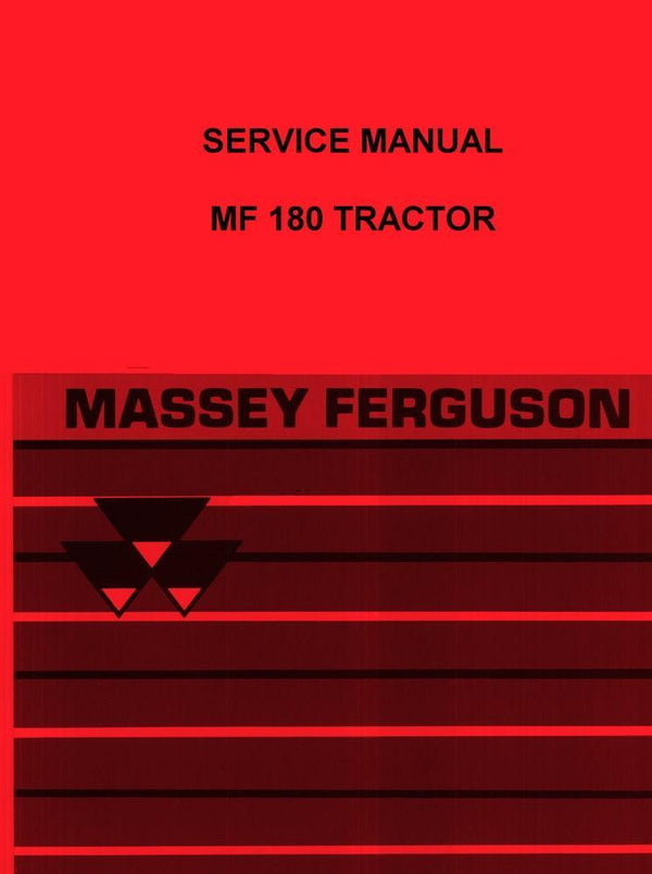 Massey Ferguson MF 180 MF180 Tractor Service Shop Manual