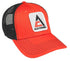 Orange with Black Mesh Allis Chalmers Hat New Logo
