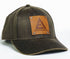 Oil Distressed Allis Chalmers New Logo Hat With Faux Leather Emblem