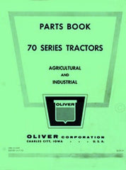 Oliver 70 Standard, Row Crop & Industrial Part Manual