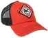 Orange With Black Mesh Vintage Logo Allis Chalmers Hat