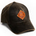 Oil Distressed Vintage Allis Chalmers Logo Hat with Faux Leather Emblem