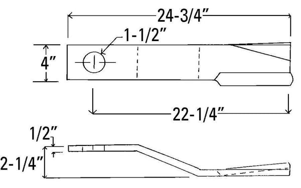 ROTARY CUTTER BLADE SCHULTE XH1500 F-10 S-150 5026 X-1000 Rotary Cutter