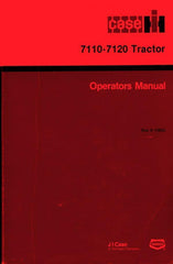 Case IH Model 7110-7120 With Front Mechanical Front Drive Operators Manual