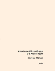Case IH Attachment Drive Clutch E-Z Adjust Type Service Manual
