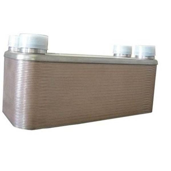 10 Plate Water to Water Heat Exchanger With 1 Inch Fittings