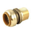 3/4 Inch Brass MPT to Push On Fitting HVAC