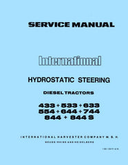 International Hydrostatic Steering 433 533 633 554 644 744 844 844S Service Dies