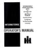International Liquid Fertilizer 400 Cyclo Planter 4 6 8 Row Operators Manual IH