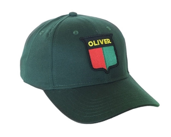 Oliver Vintage Logo Tractor 6 Panel Green Hat Cap Gift Fits Most