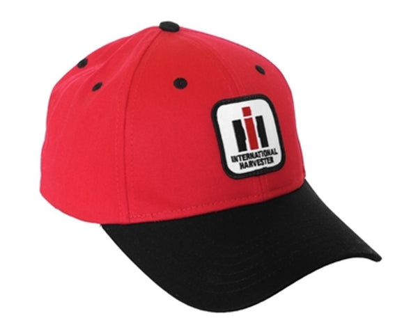 International Harvester Tractor Solid Red and Black Hat Cap Hat Gift IH