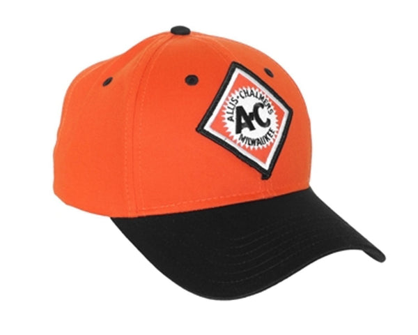 Allis Chalmers Orange and Black Hat Vintage Logo Cap Gift