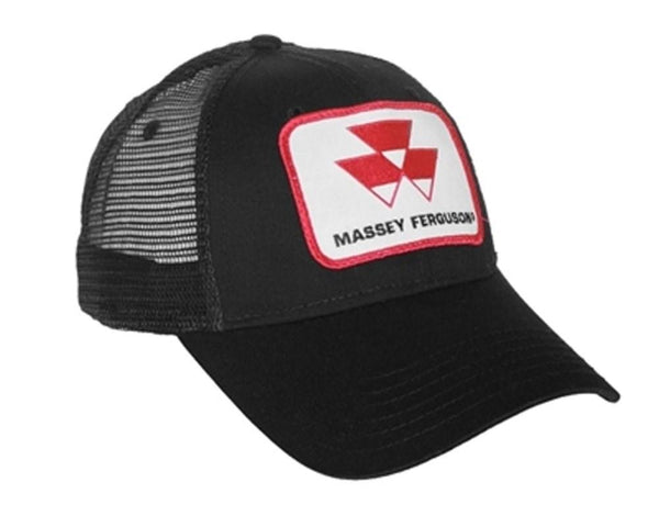 Massey Ferguson Tractor Black Mesh Hat - Cap Gift Fits Most