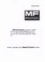 Massey Ferguson MF52A  MF 52 A Backhoe Parts Manual
