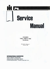 International Harvester Chassis 1440 1460 1480 Combine Service Manual GSS1479