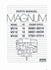 Kohler Magnum MV16 56501-56518 MV18 58501-58539 MV20 57501-57514 Parts Manual