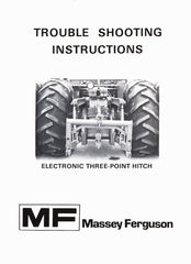 Massey Ferguson Trouble Shooting MF2000 Series Electronic 3 Point Hitch Service